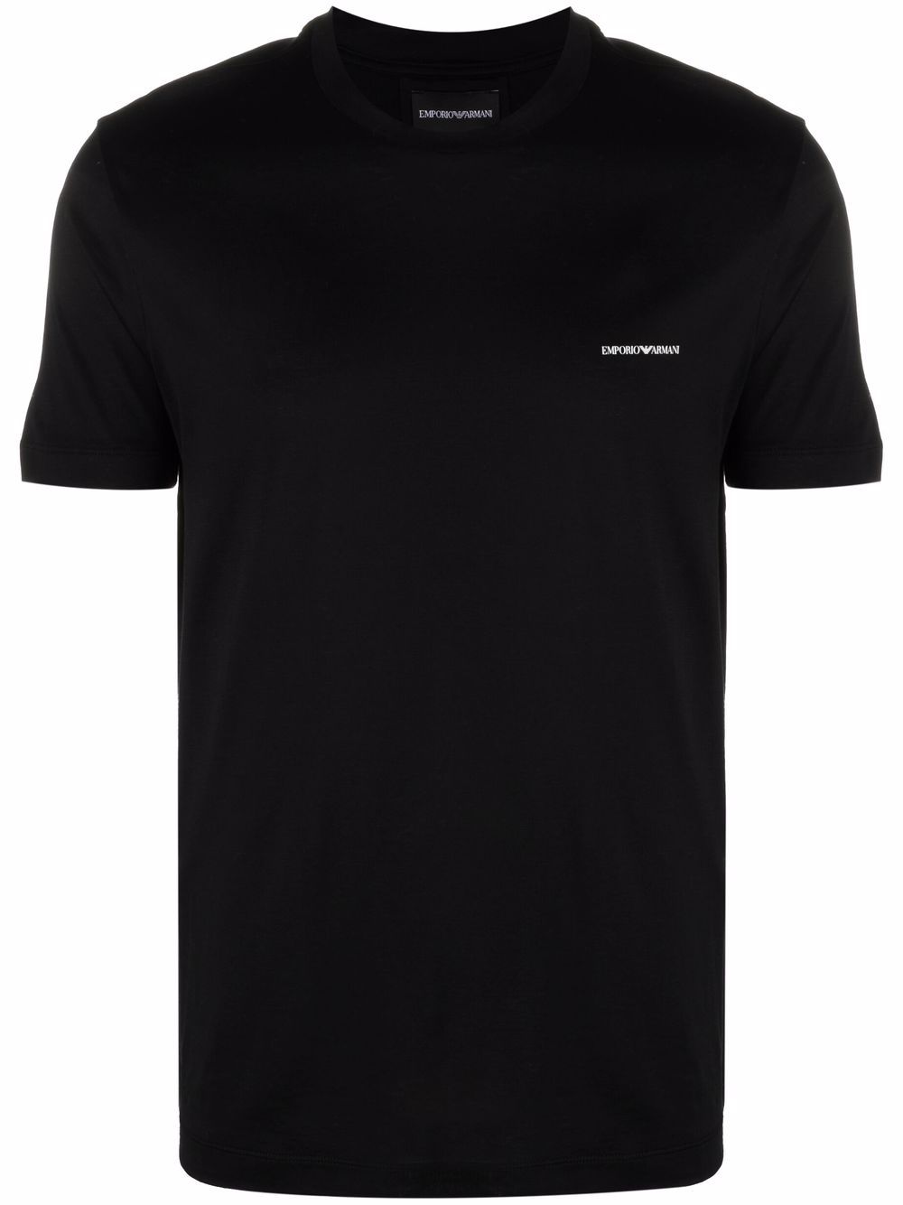 EMPORIO ARMANI Logo Cotton Blend T-Shirt for Men - FW25