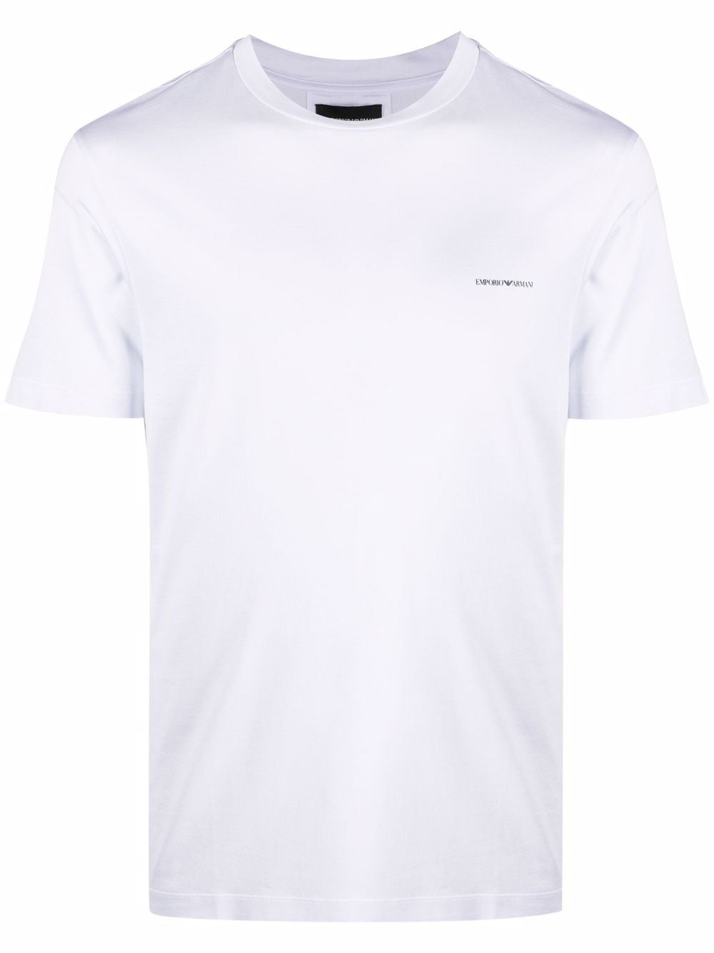 EMPORIO ARMANI Logo Cotton Blend T-Shirt - Men's FW25
