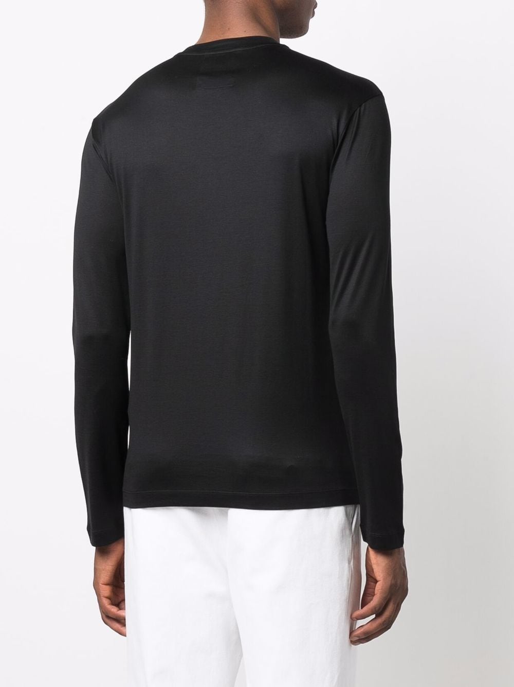 EMPORIO ARMANI Sustainable Logo Long Sleeve T-Shirt