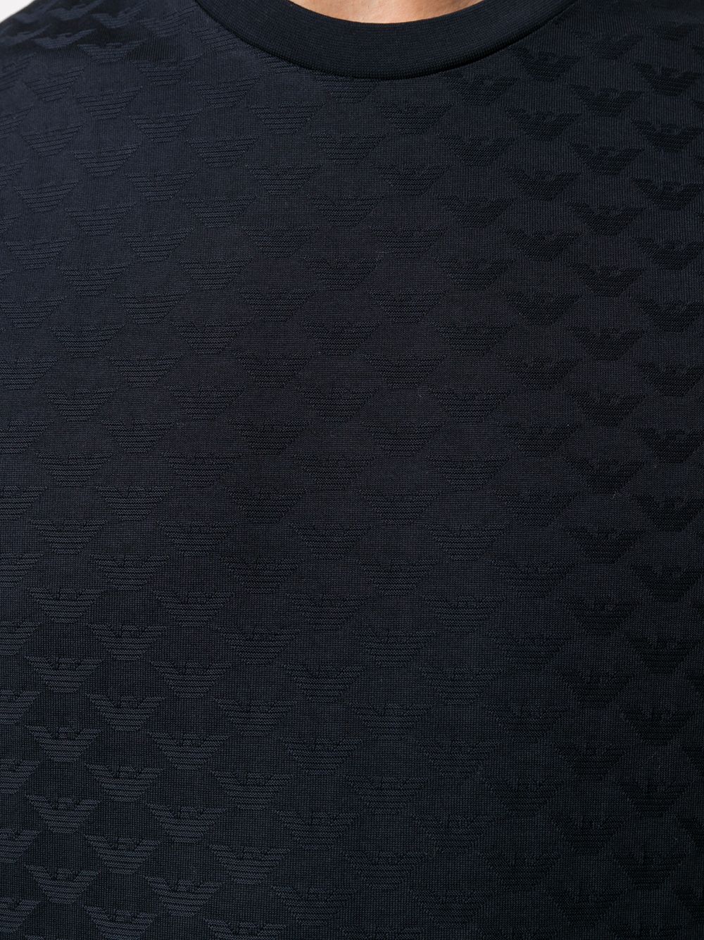 EMPORIO ARMANI Logo Cotton T-Shirt for Men - Crew Neck, Short Sleeves