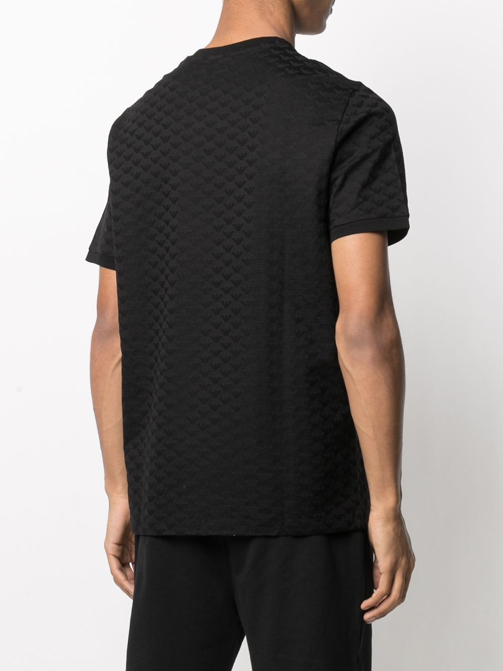 EMPORIO ARMANI Cotton Logo T-Shirt for Men - FW25 Collection