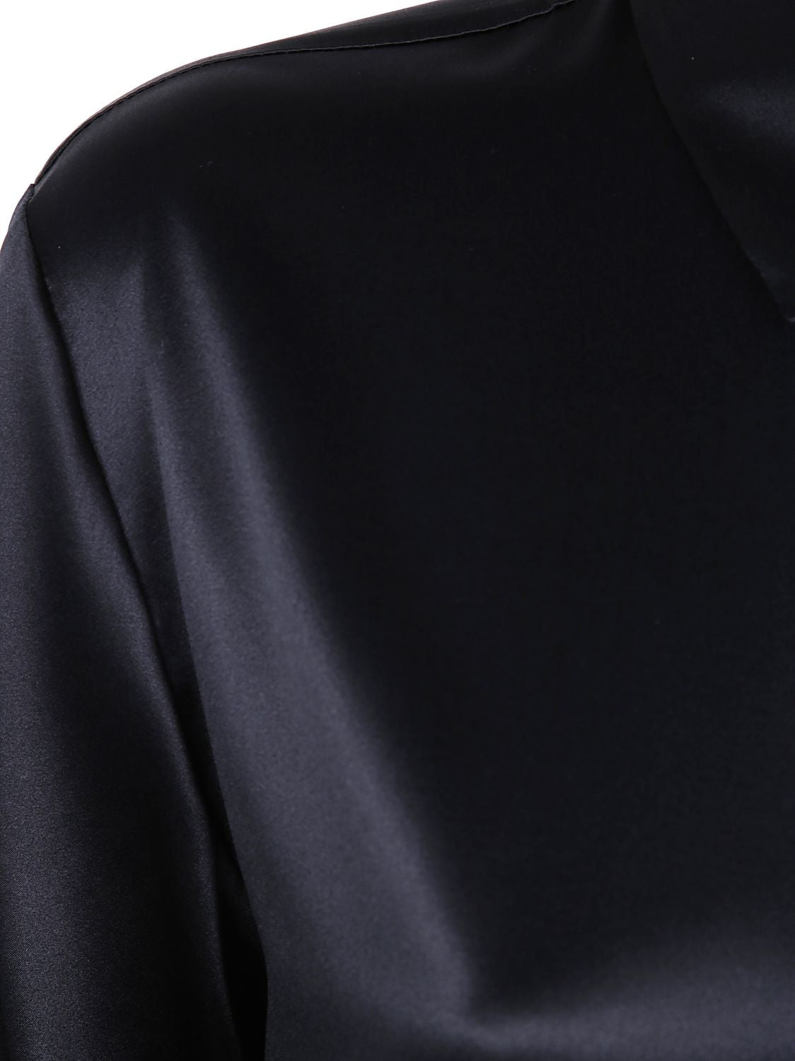 EMPORIO ARMANI Long Sleeved Silk Blend Shirt