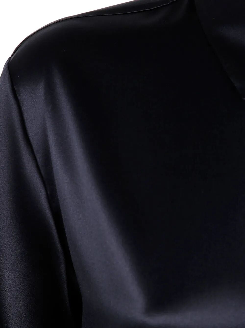 EMPORIO ARMANI Long Sleeved Silk Blend Shirt