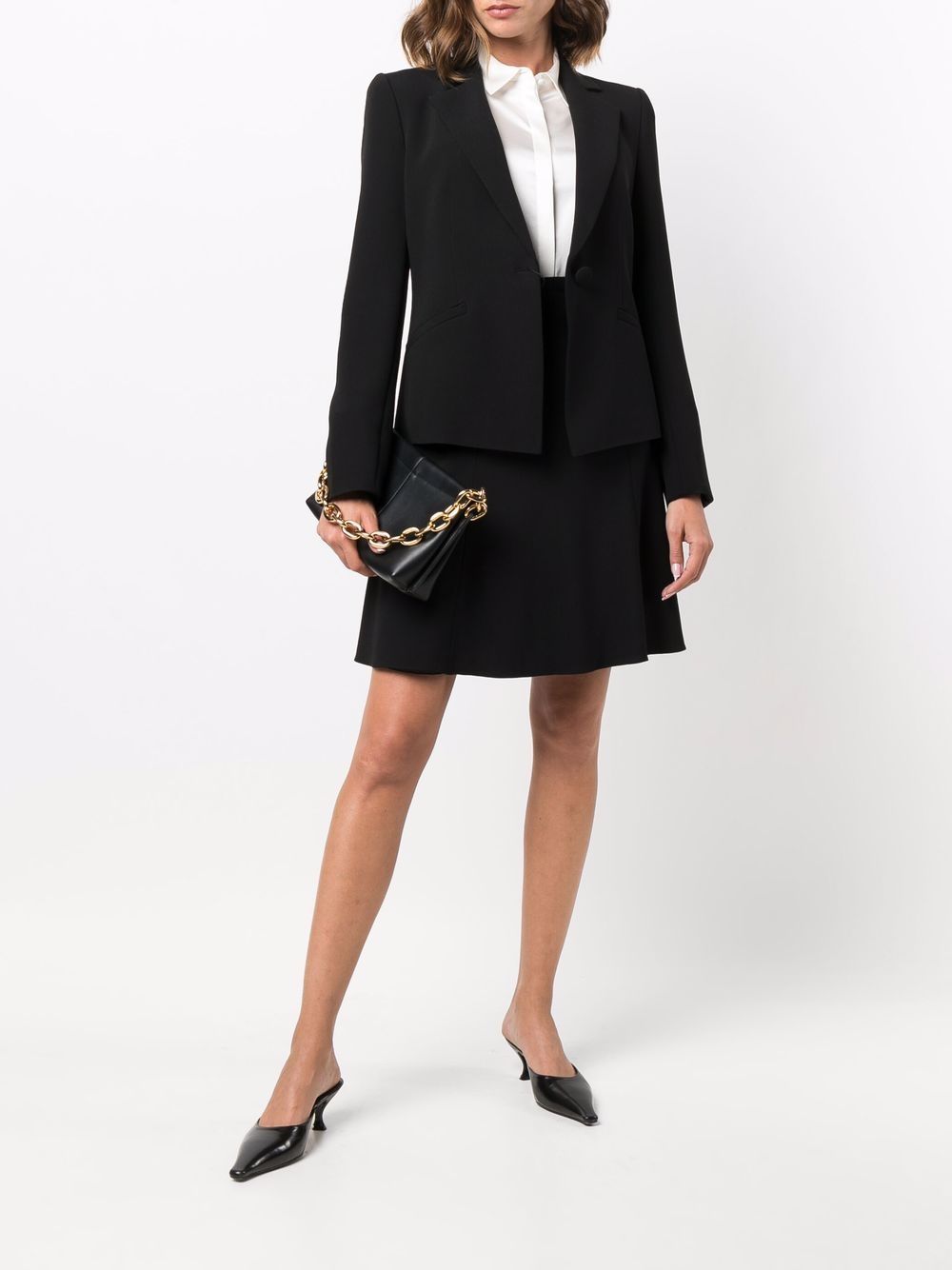 EMPORIO ARMANI Silk Blend Long-Sleeve Shirt