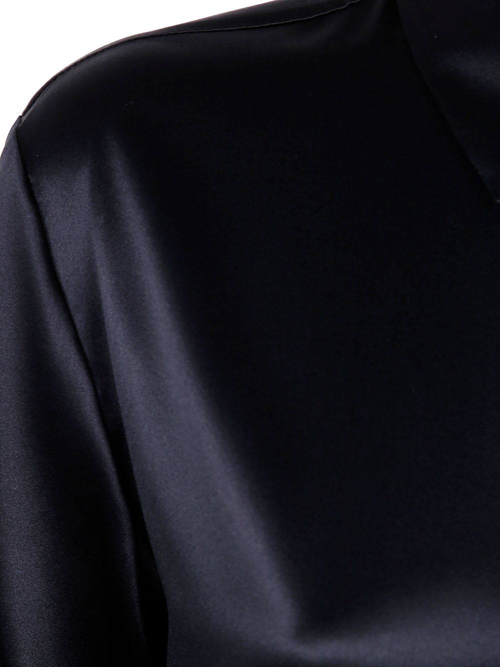 EMPORIO ARMANI Silk Shirt with Front Button Fastening for Women