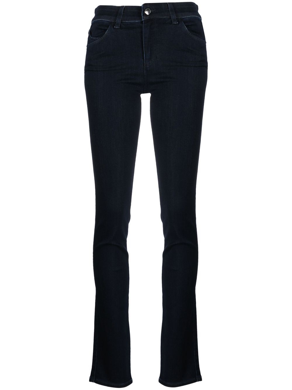 EMPORIO ARMANI High-Waisted Slim-Cut Jeans for Women