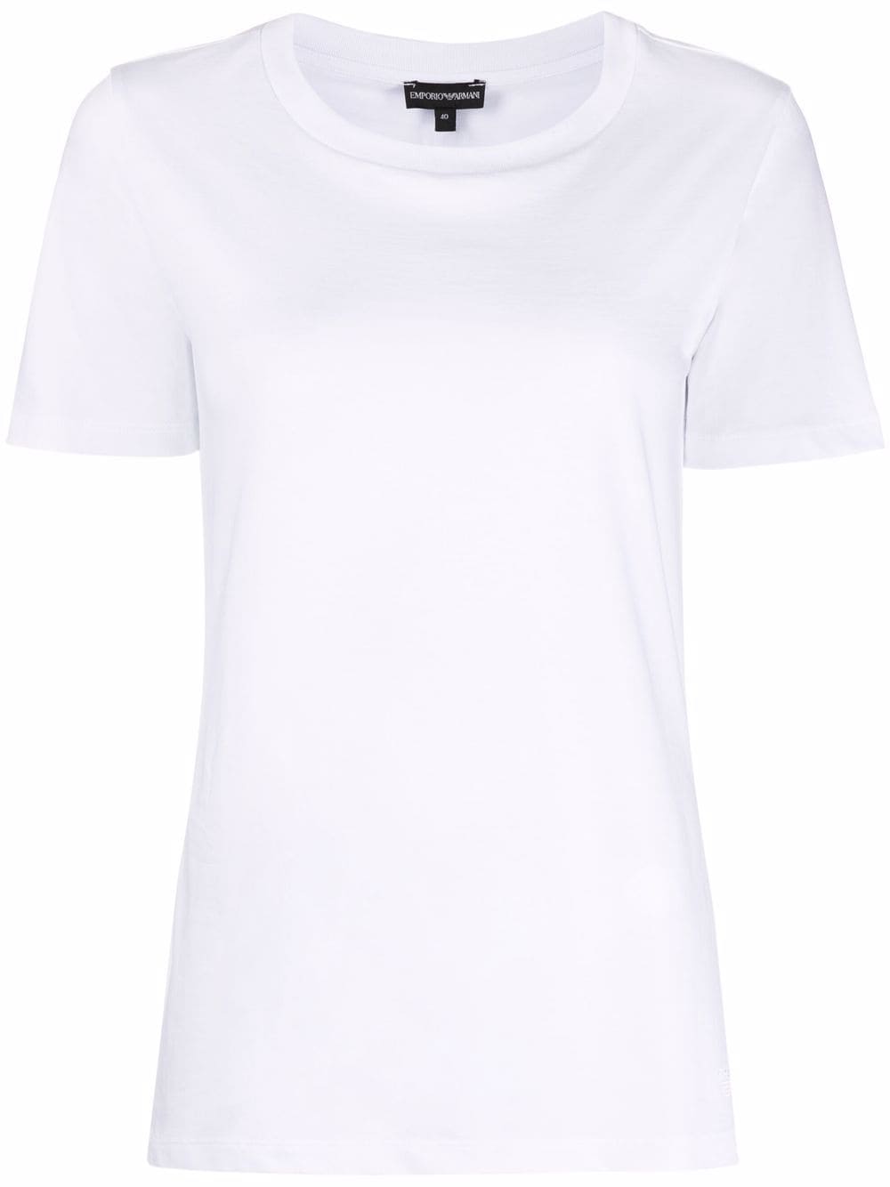 EMPORIO ARMANI Cotton Crewneck T-Shirt for Women - SS25