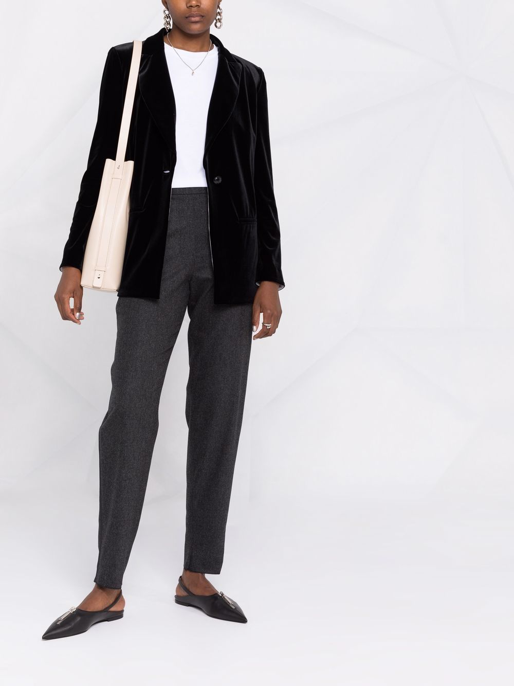 EMPORIO ARMANI Cotton Crewneck T-Shirt for Women - SS25