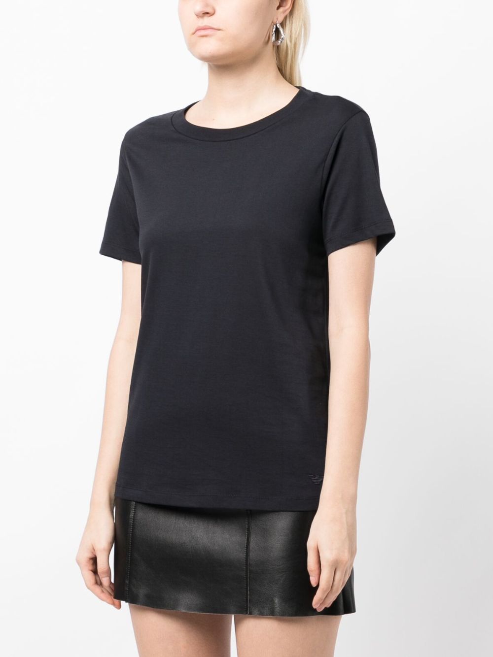 EMPORIO ARMANI Logo Cotton T-Shirt for Women - SS25