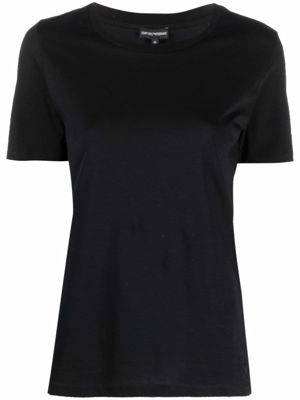 EMPORIO ARMANI Logo Cotton T-Shirt for Women