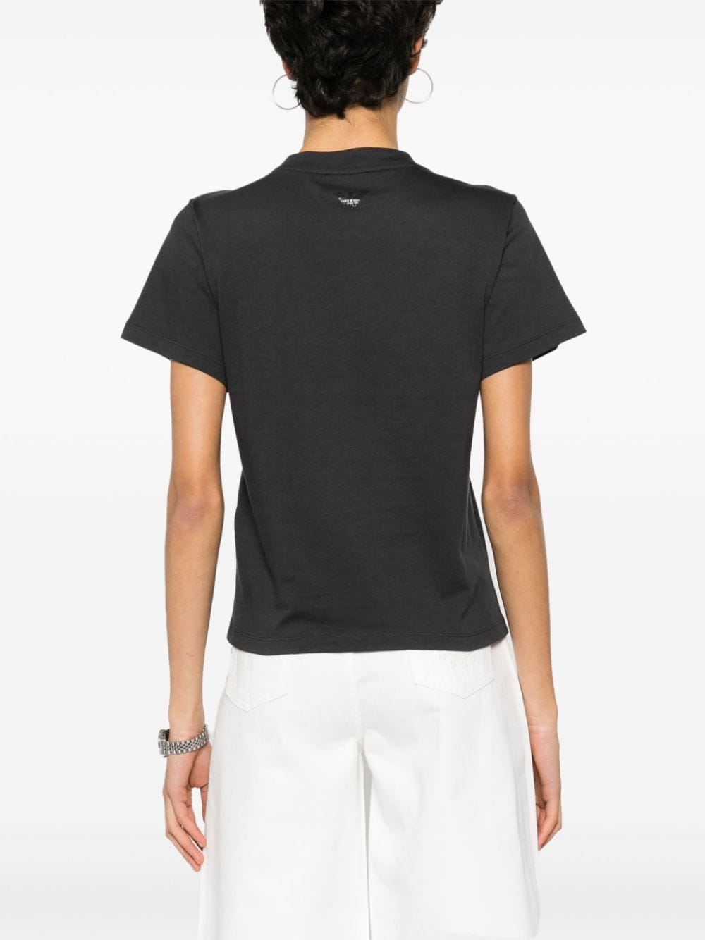 EMPORIO ARMANI Logo Cotton T-Shirt for Women - SS25
