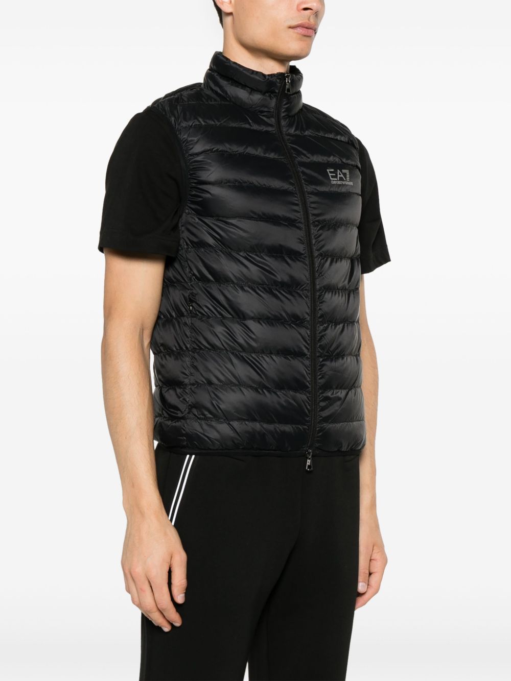 EA7 Full Zip Down Vest for Men