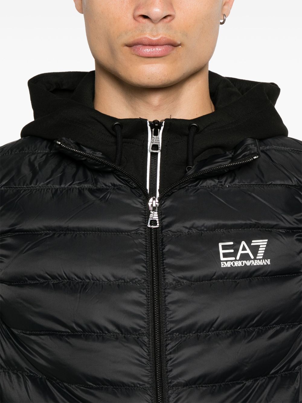 EA7 Full Zip Down Vest for Men