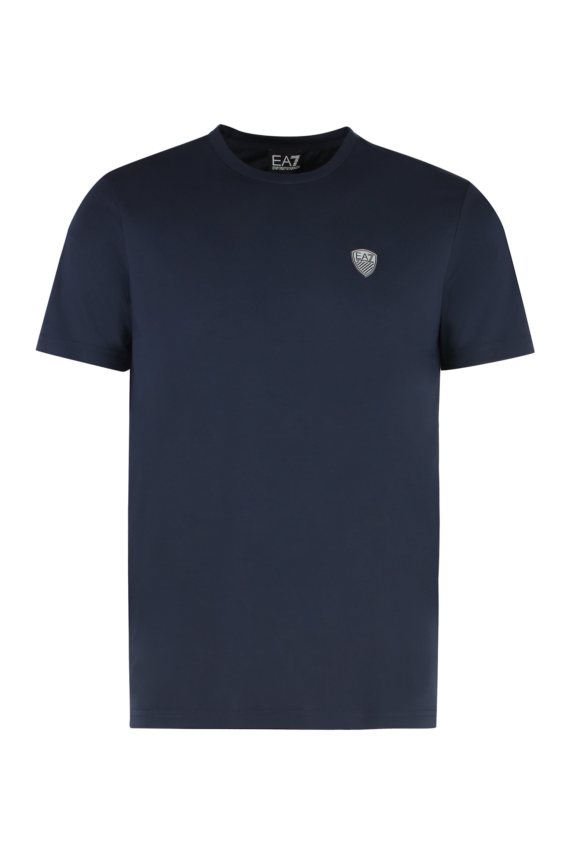 EA7 Logo Print T-Shirt for Men - FW25 Collection