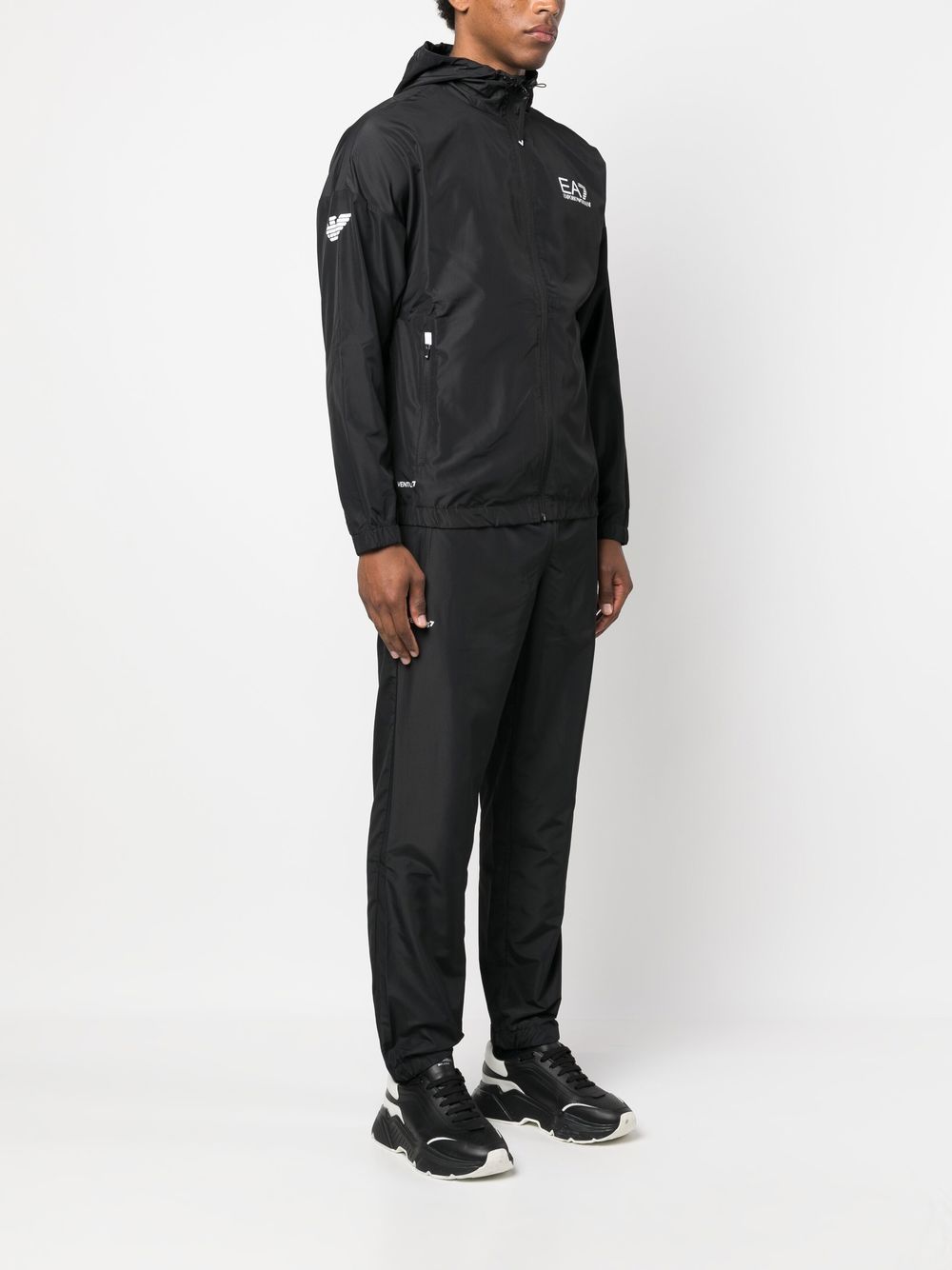 EA7 Men's Hooded Track Jacket & Pants Set