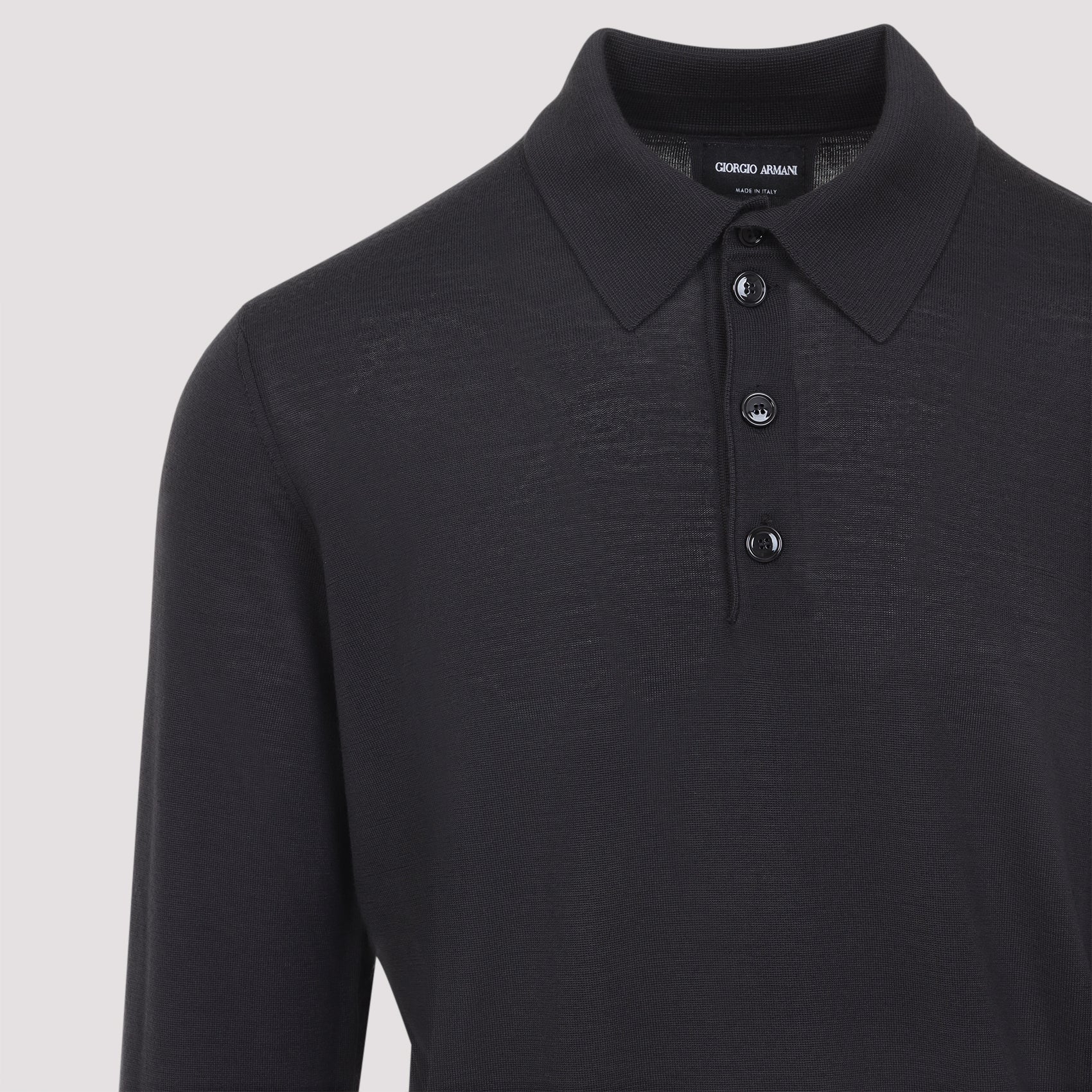 GIORGIO ARMANI Classic Virgin Wool Sweater for Men