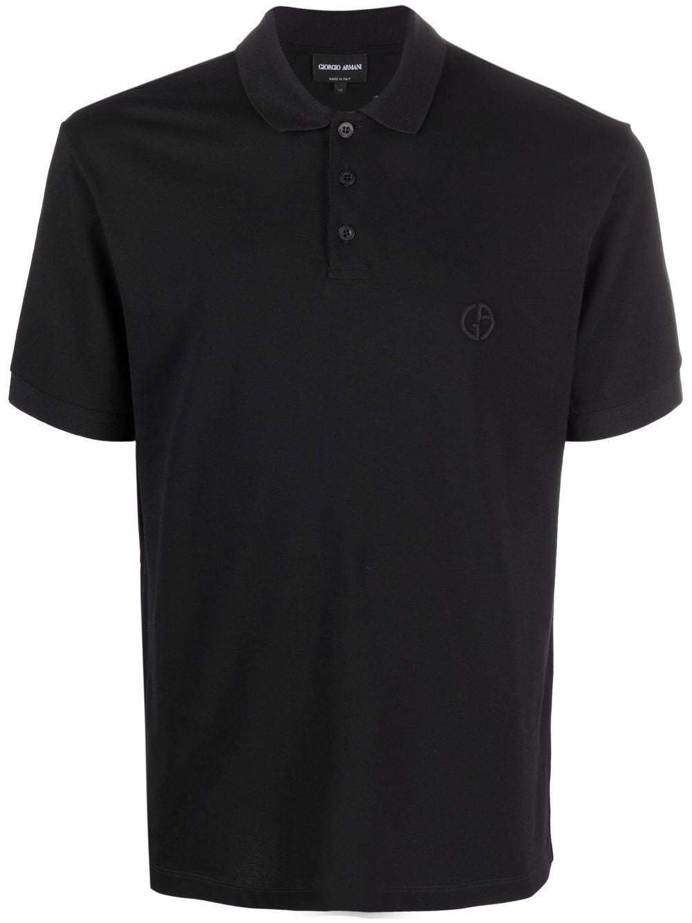 GIORGIO ARMANI Stretch Cotton Polo Shirt for Men