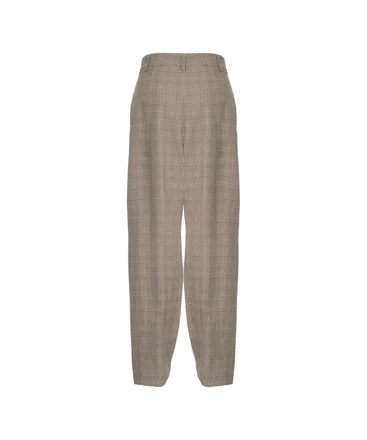 8PM High-Waisted Glencheck Trousers