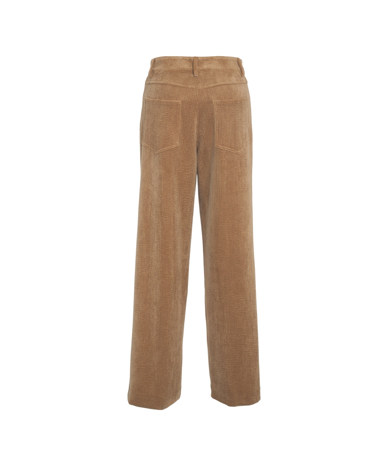 8PM Relaxed Wide-Leg Pleated Trousers