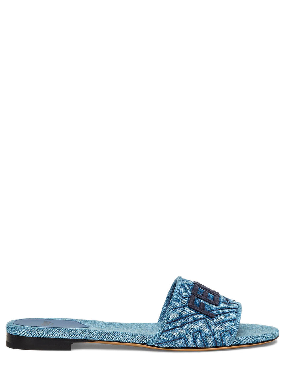 FENDI Signature Slide Sandals with 10mm Heel