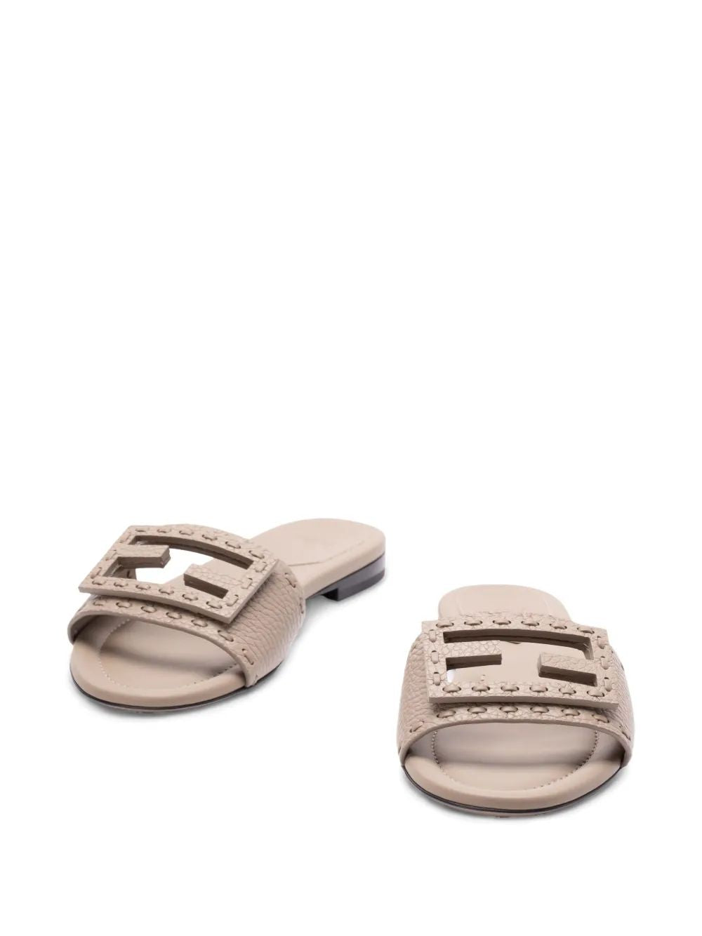 FENDI Embellished Slide Sandals