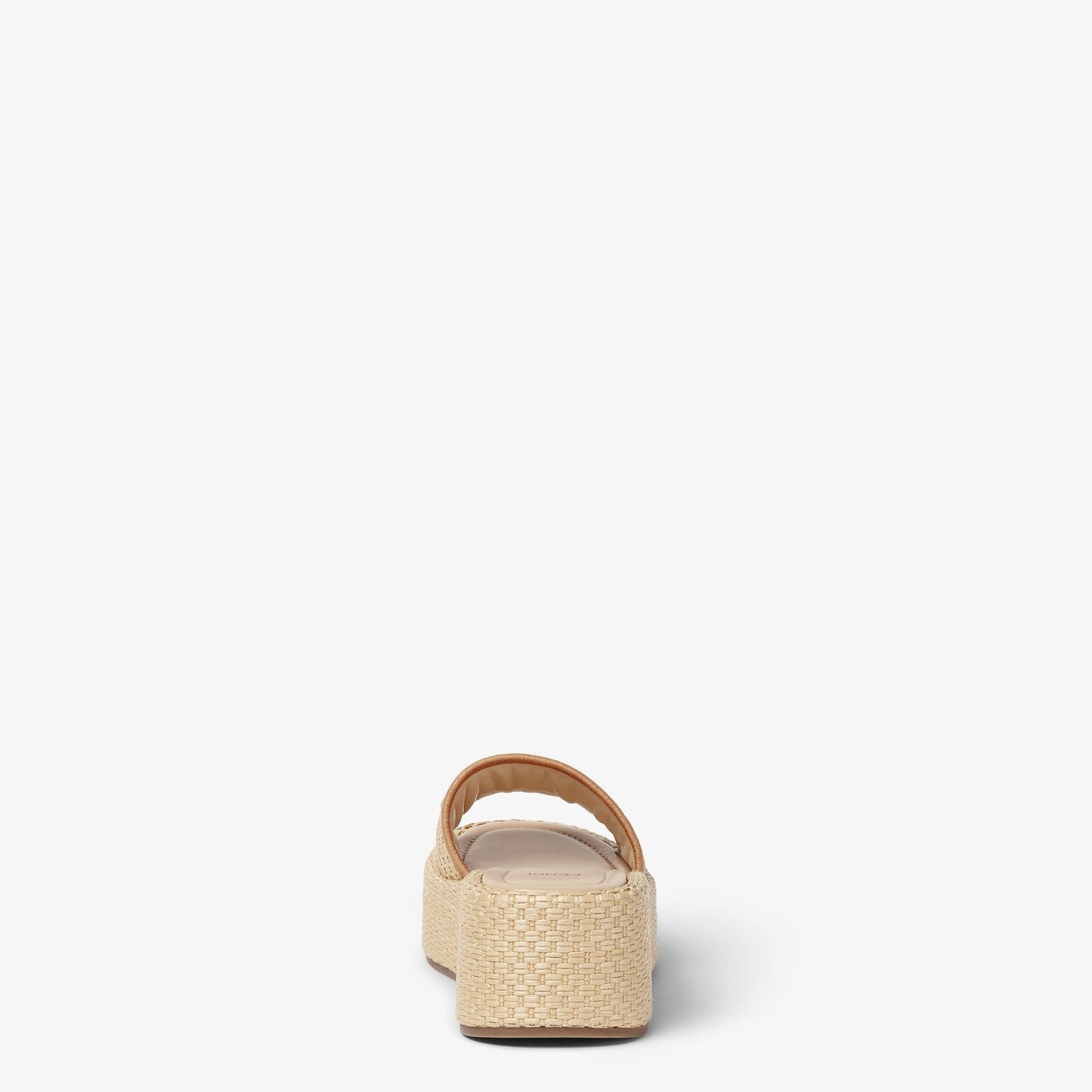 FENDI Raffia Sunshine Slippers for Women