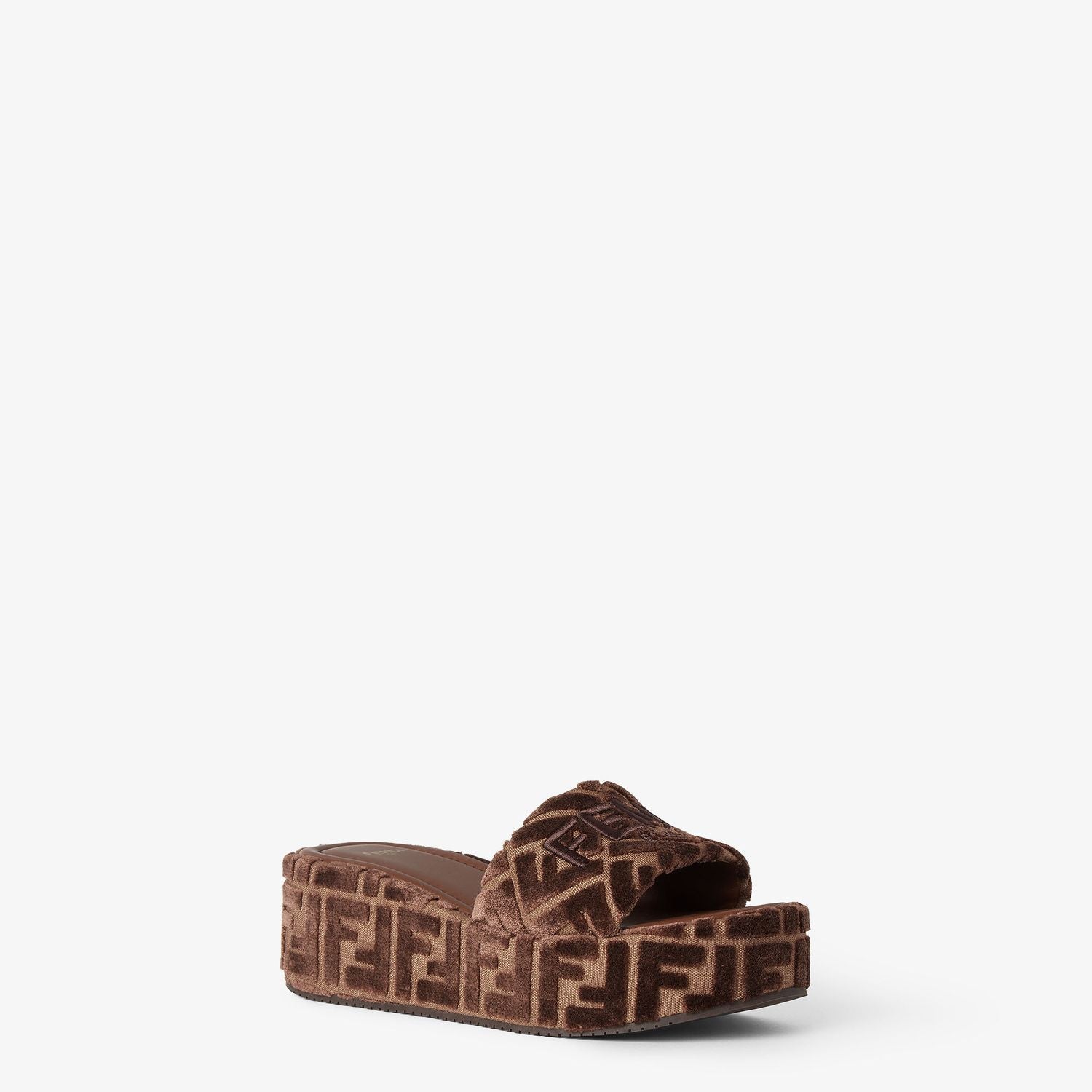 FENDI Chic Sunshine Wedge Sandals for Women