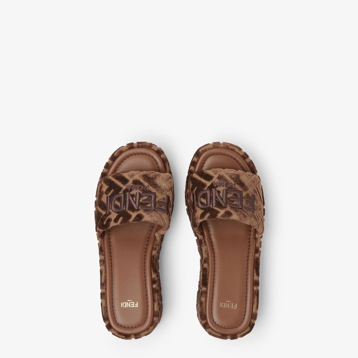 FENDI Chic Sunshine Wedge Sandals for Women