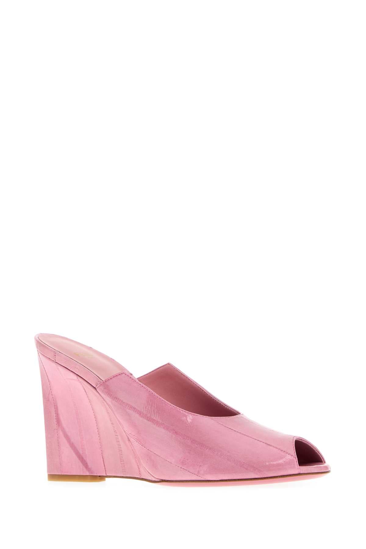 FENDI Leather Arco Wedges for Women - FW25