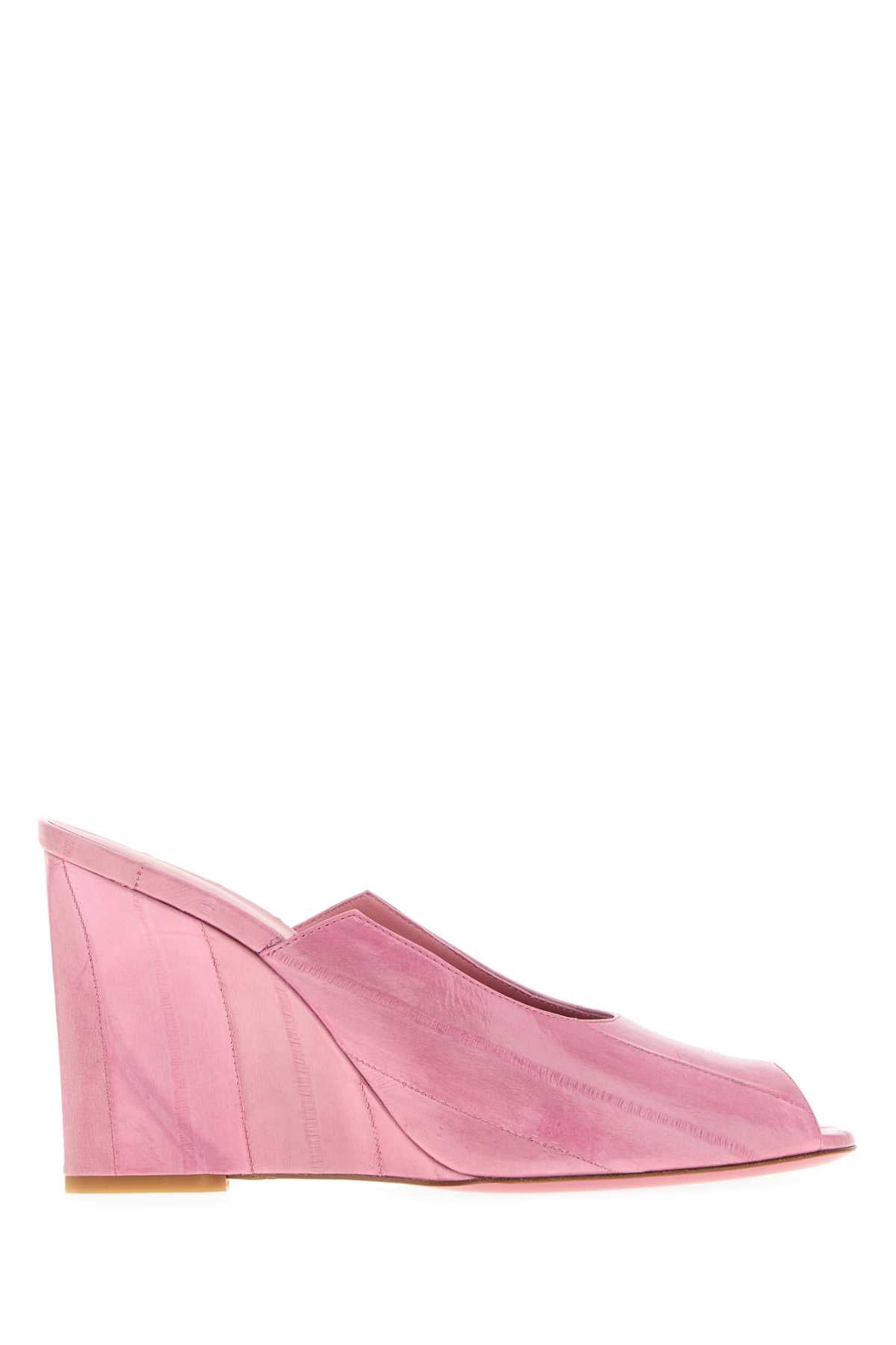 FENDI Leather Arco Wedges for Women - FW25