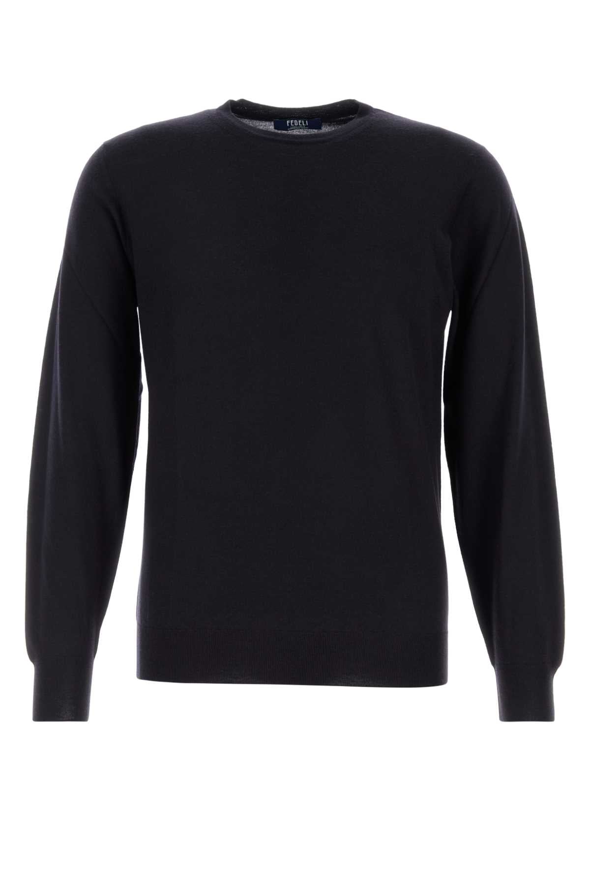 FEDELI Men's Lightweight Wool Sweater