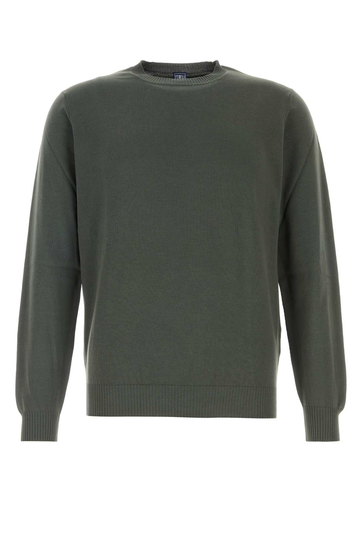 FEDELI Cotton Sweater for Men - Casual Fit