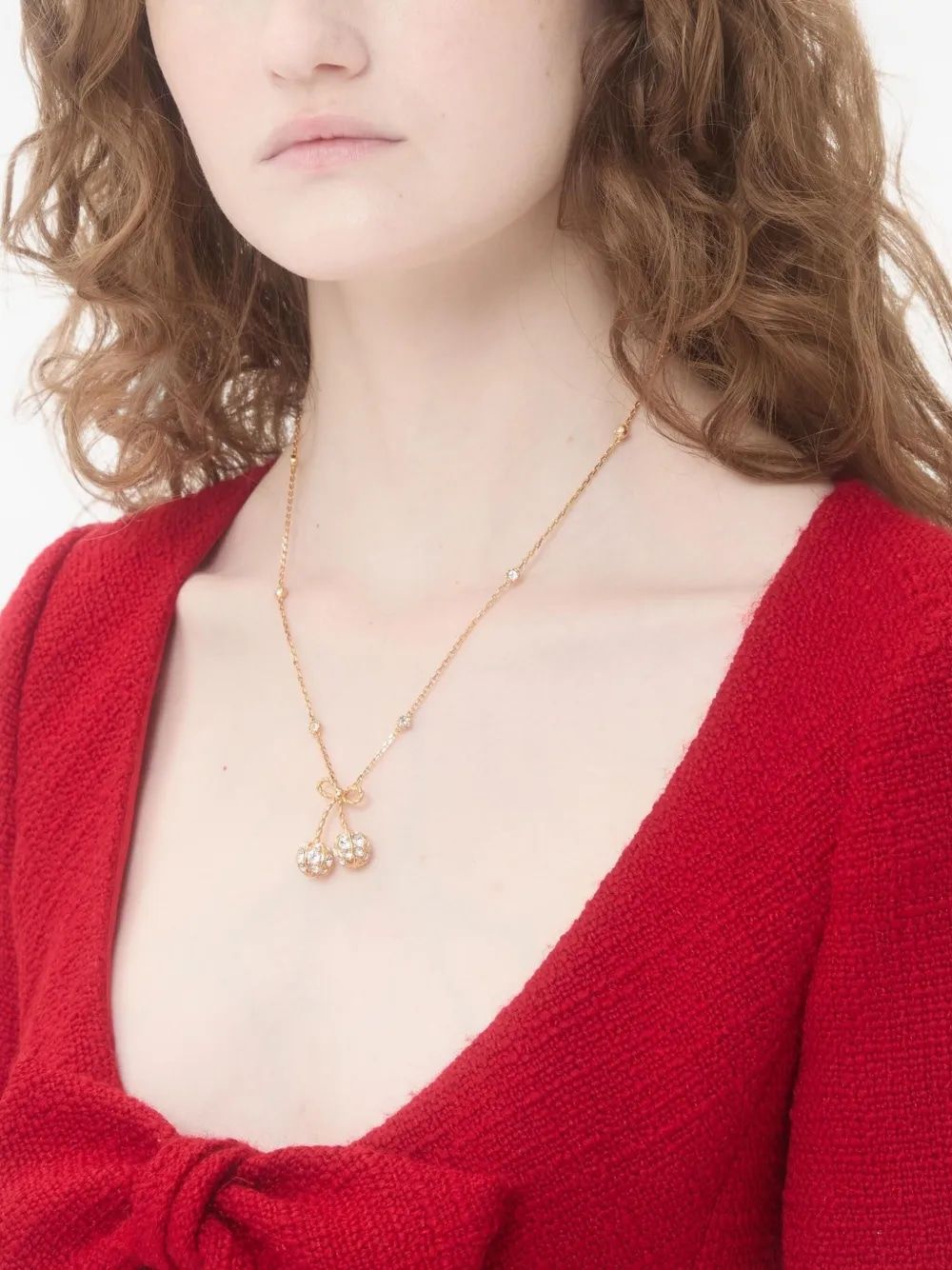 VALENTINO Mini Cherry Inspired Statement Necklace (L.50)