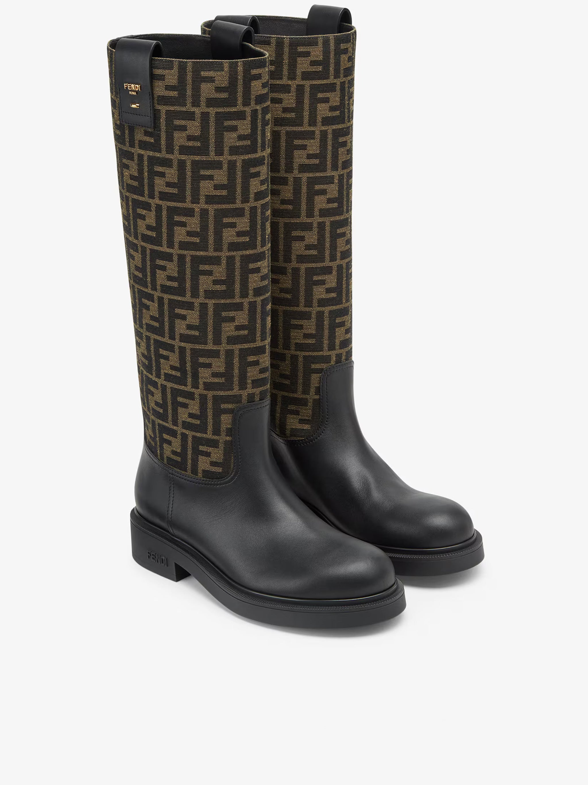 FENDI Filo Boots - Iconic Round Toe Design