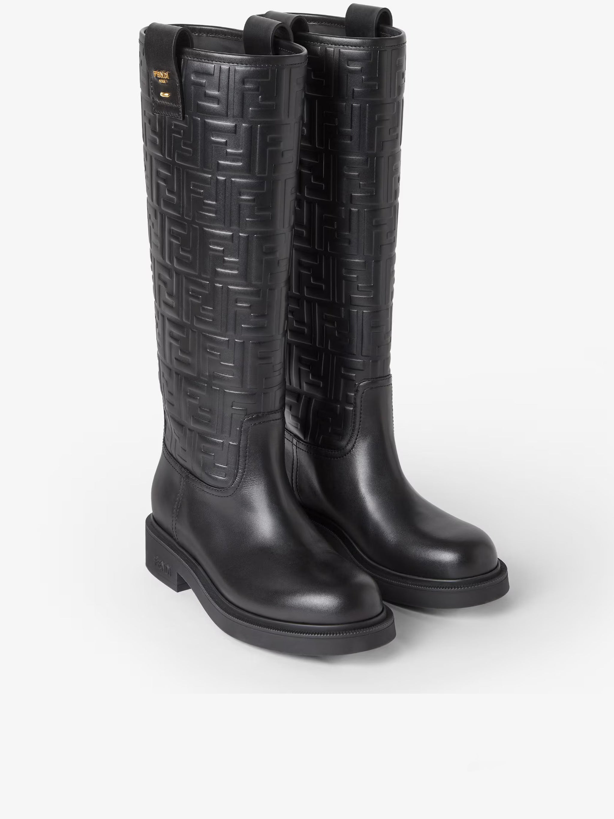 FENDI Leather Filo Boots for Women