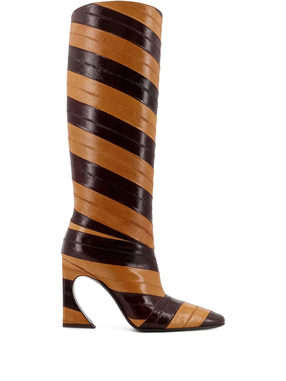 FENDI Chevron Ankle Boots for Women - FW25 Collection