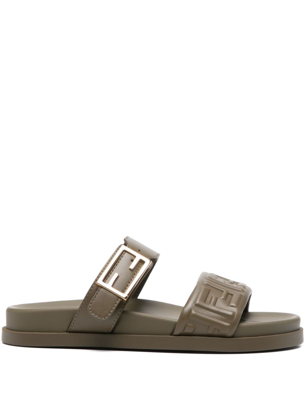 FENDI Feel Leather Sandals for Women