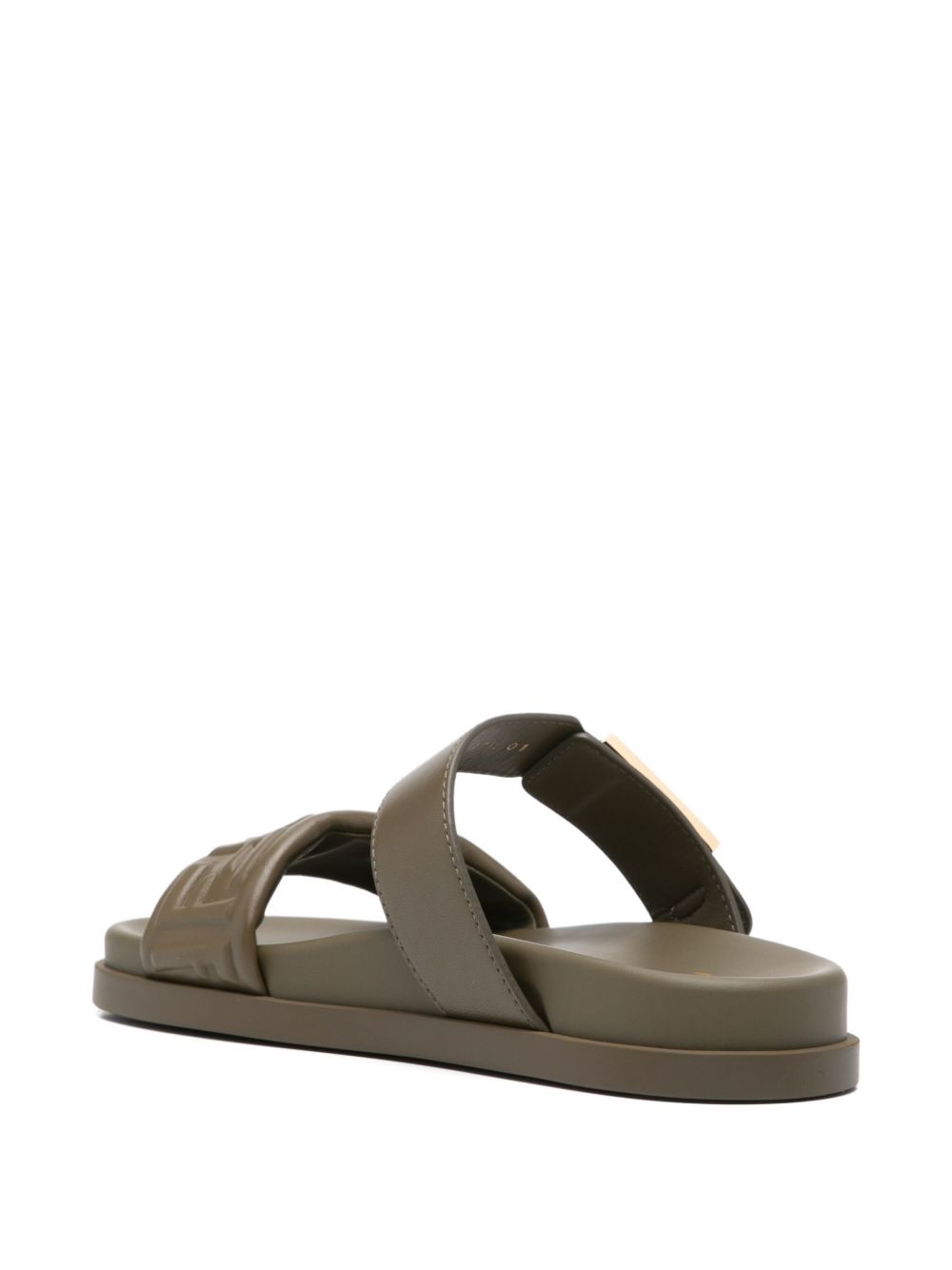 FENDI Feel Leather Sandals for Women