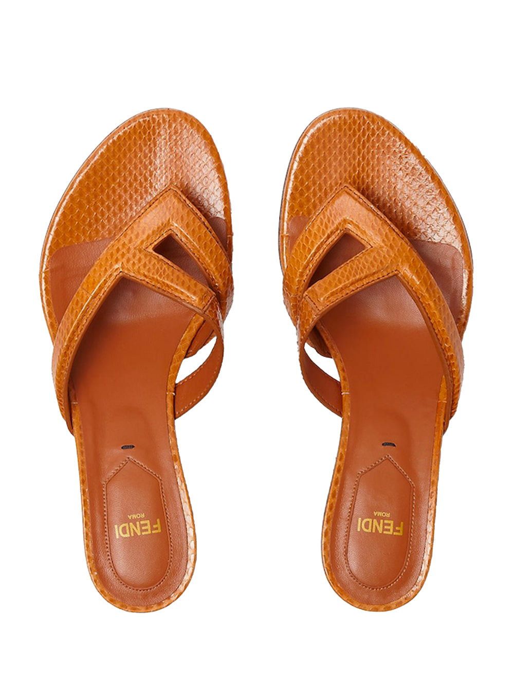 FENDI Mini Fling Sandals with 4.6 cm Heel