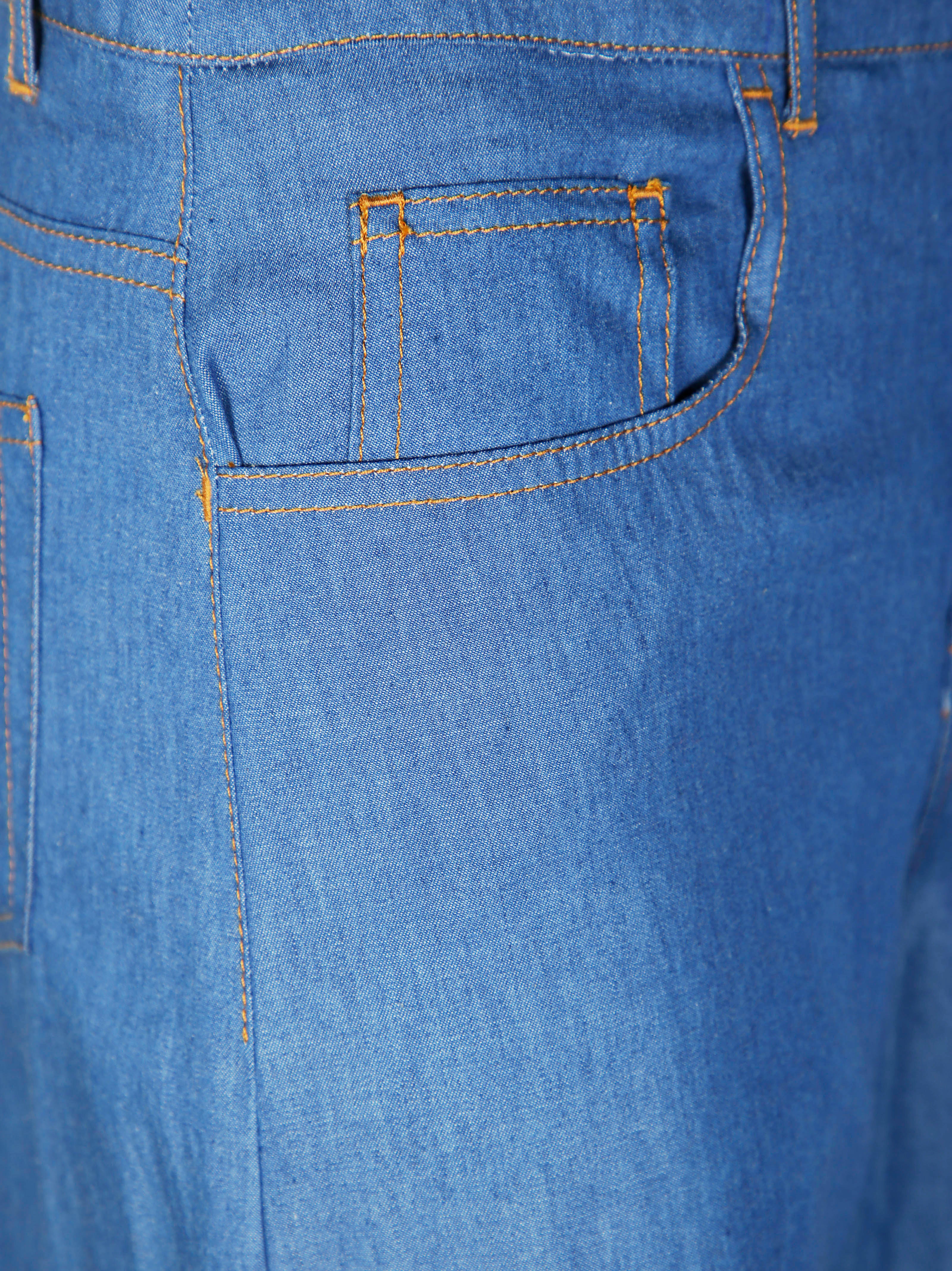 LIUJO Oversized Denim Trousers