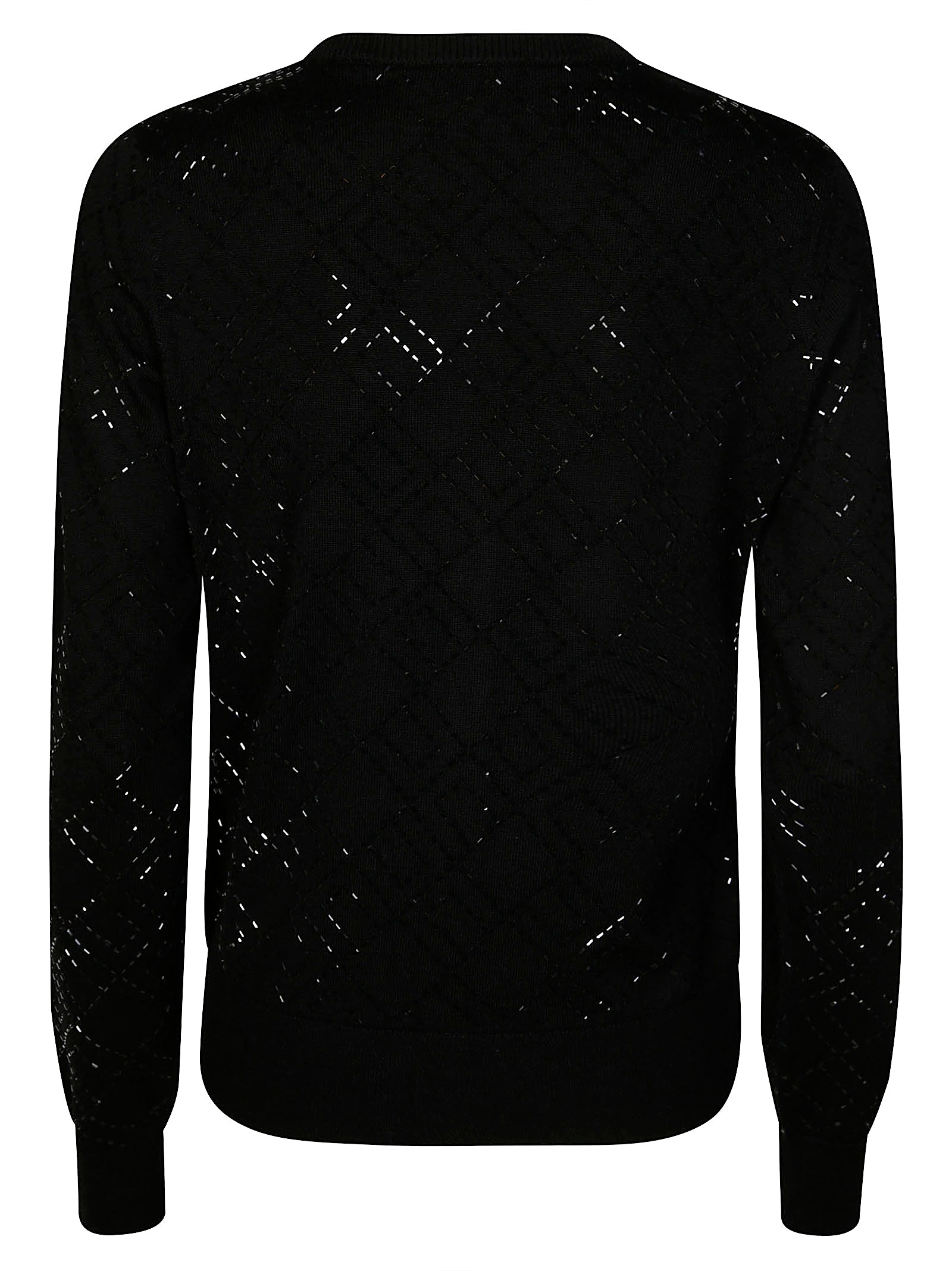 ELISABETTA FRANCHI Classic V-Neck Wool Cardigan for Men