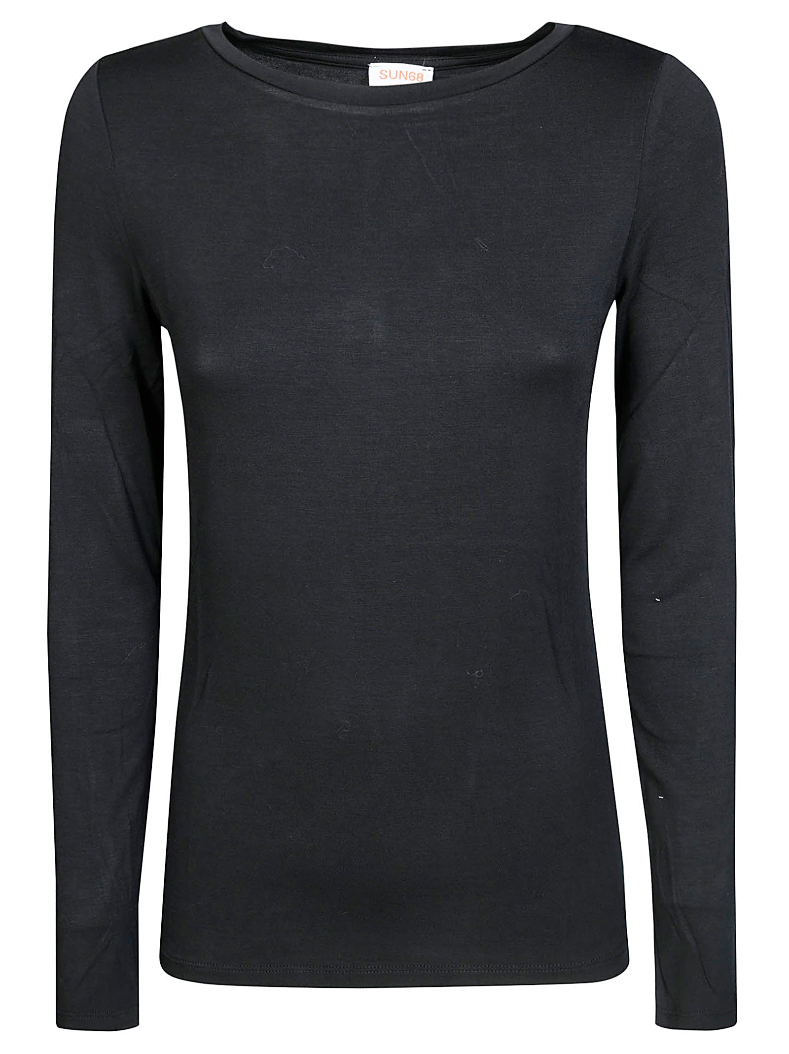 SUN 68 Long Sleeve Sailor Neck T-Shirt