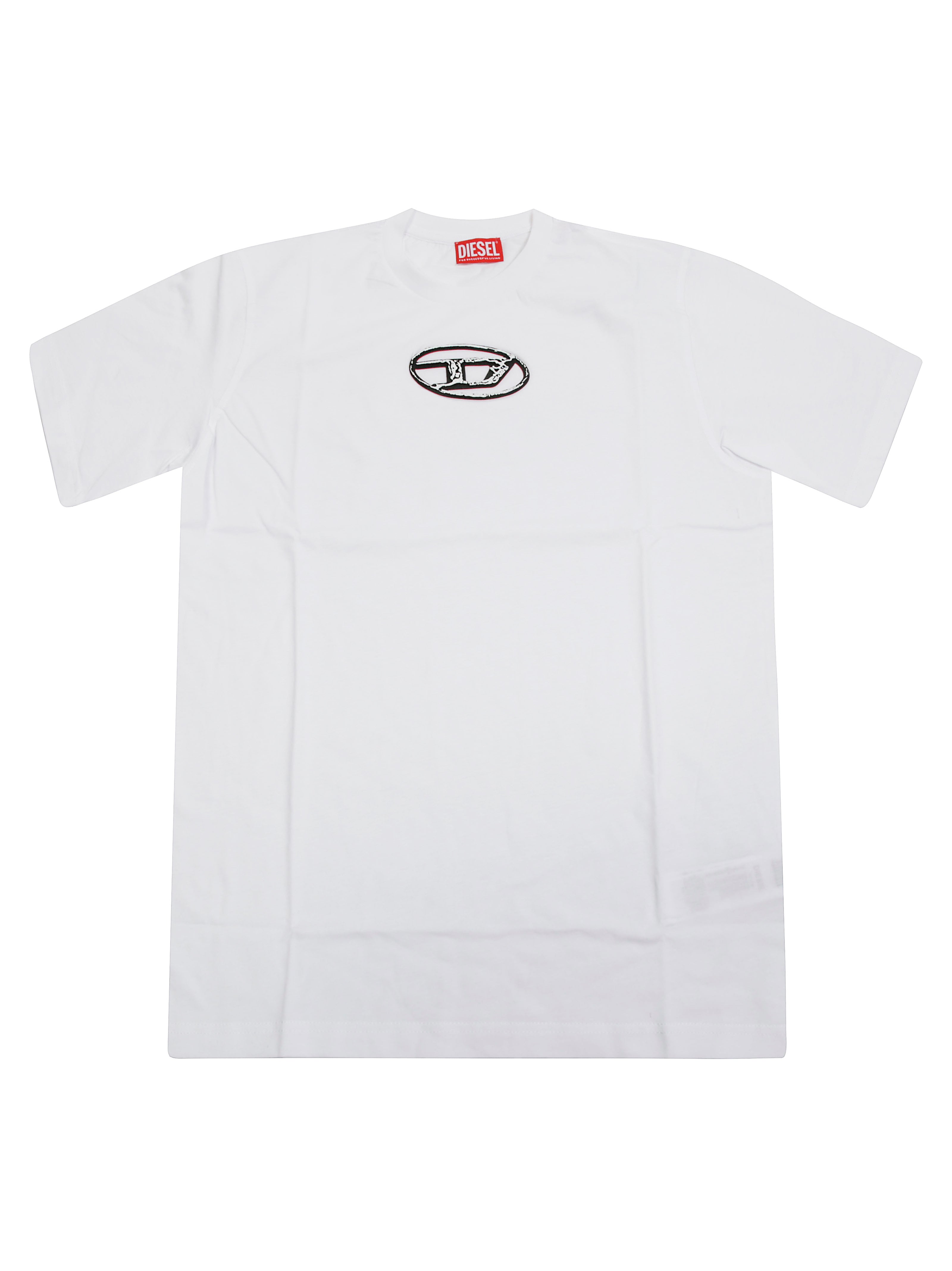 DIESEL Mini Short Sleeve T-Shirt with Oval Design