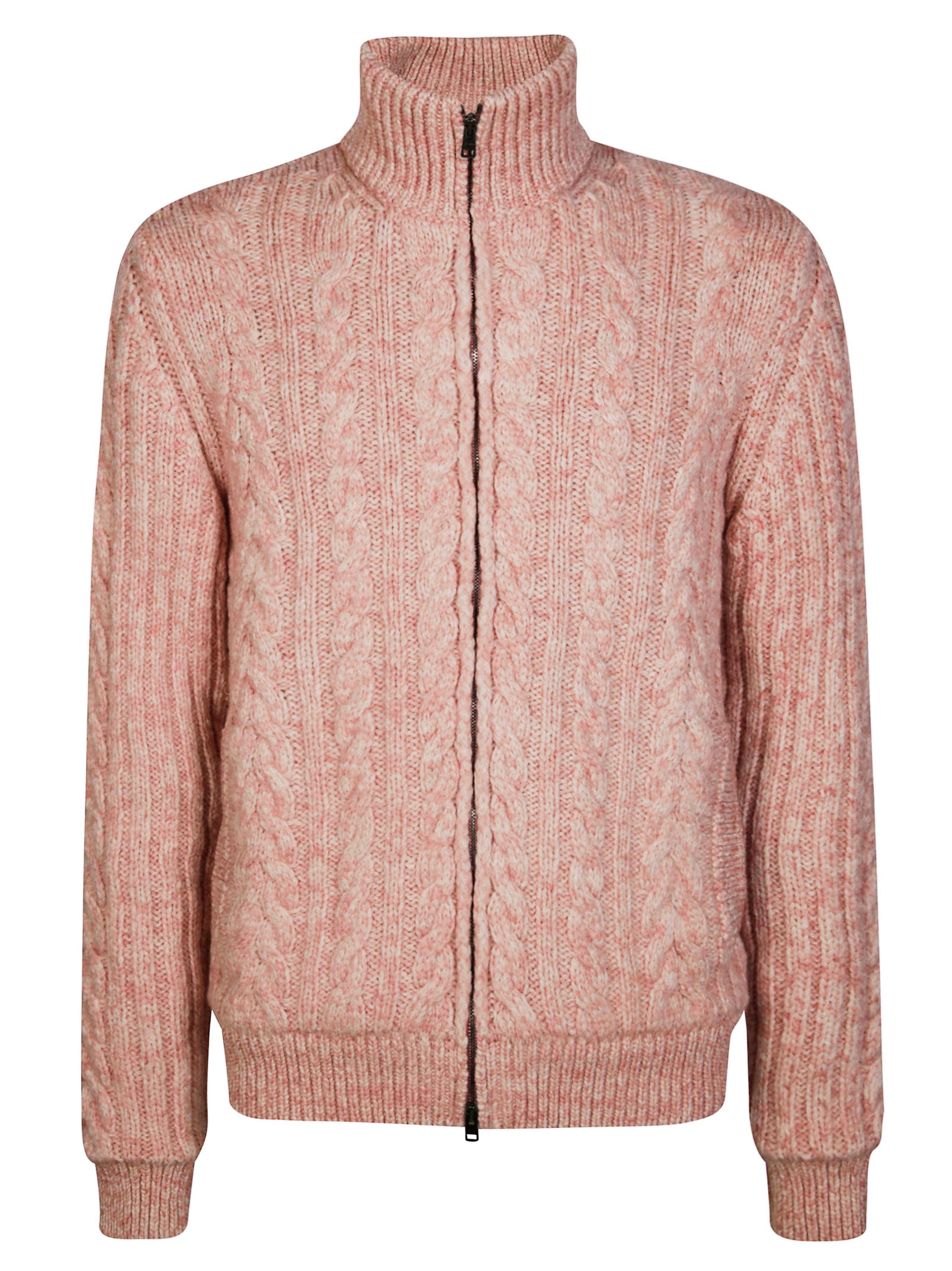 HERNO Cable Knit Zip-Up Cardigan for Women