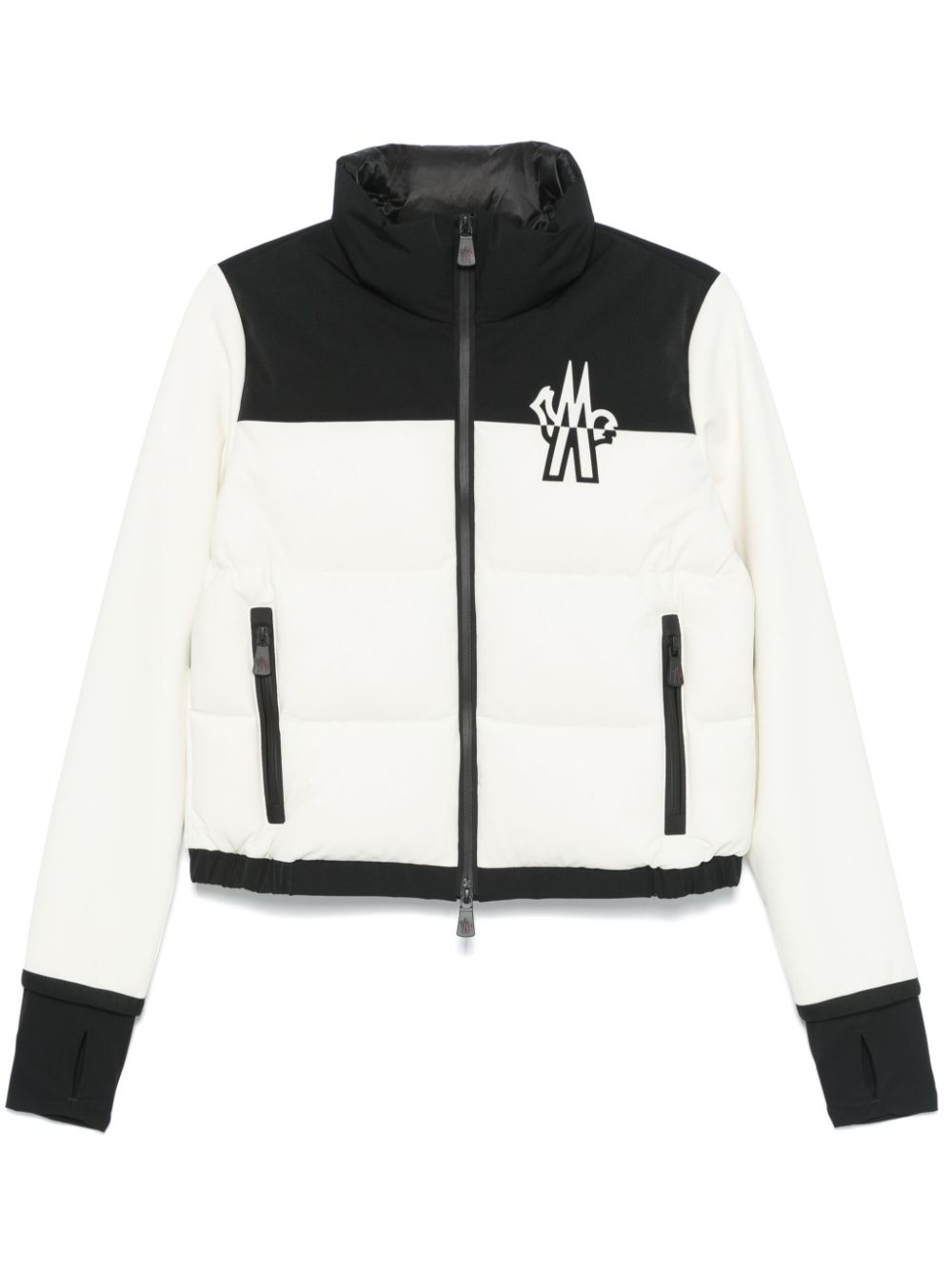 MONCLER GRENOBLE Padded Cardigan with Stand-Up Collar for Women