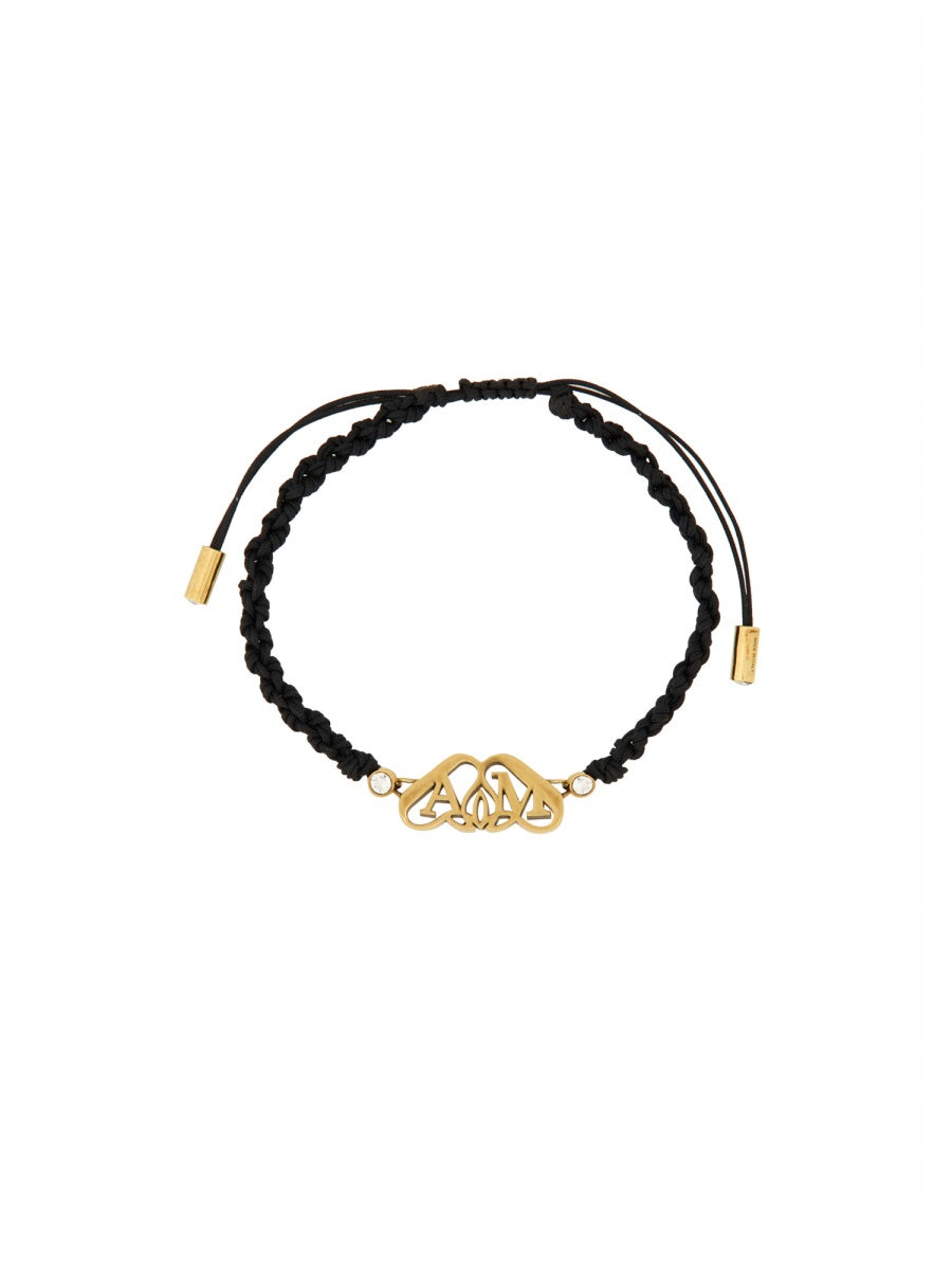 ALEXANDER McQUEEN Friendship Bracelet with Seal Logo