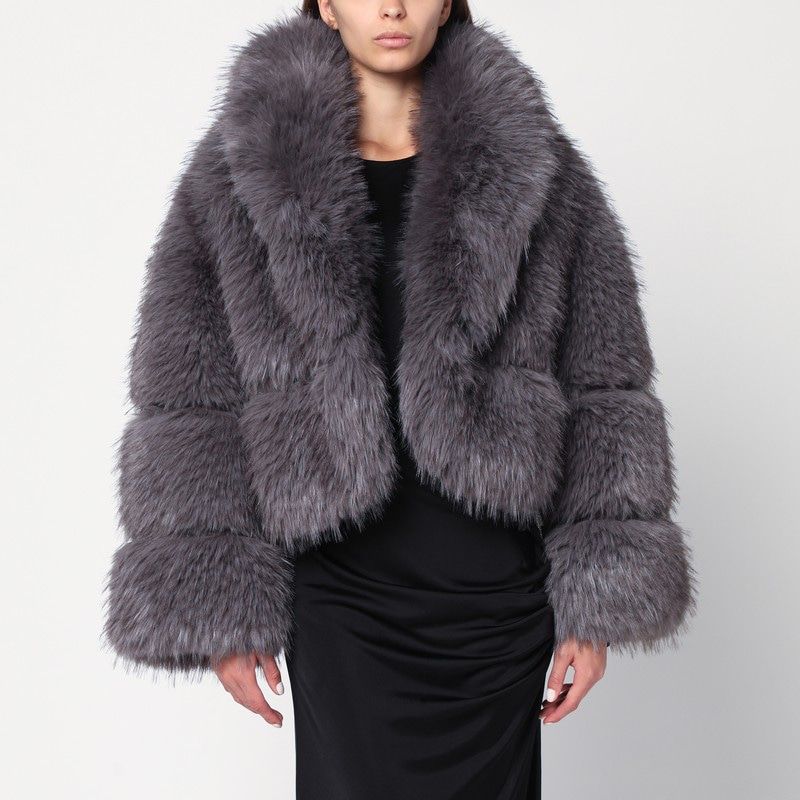 SWORD Mini Faux Fur Short Jacket