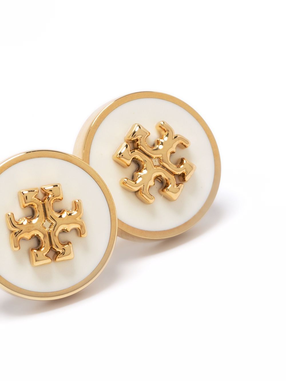 TORY BURCH Enamel Circle-Stud Earrings