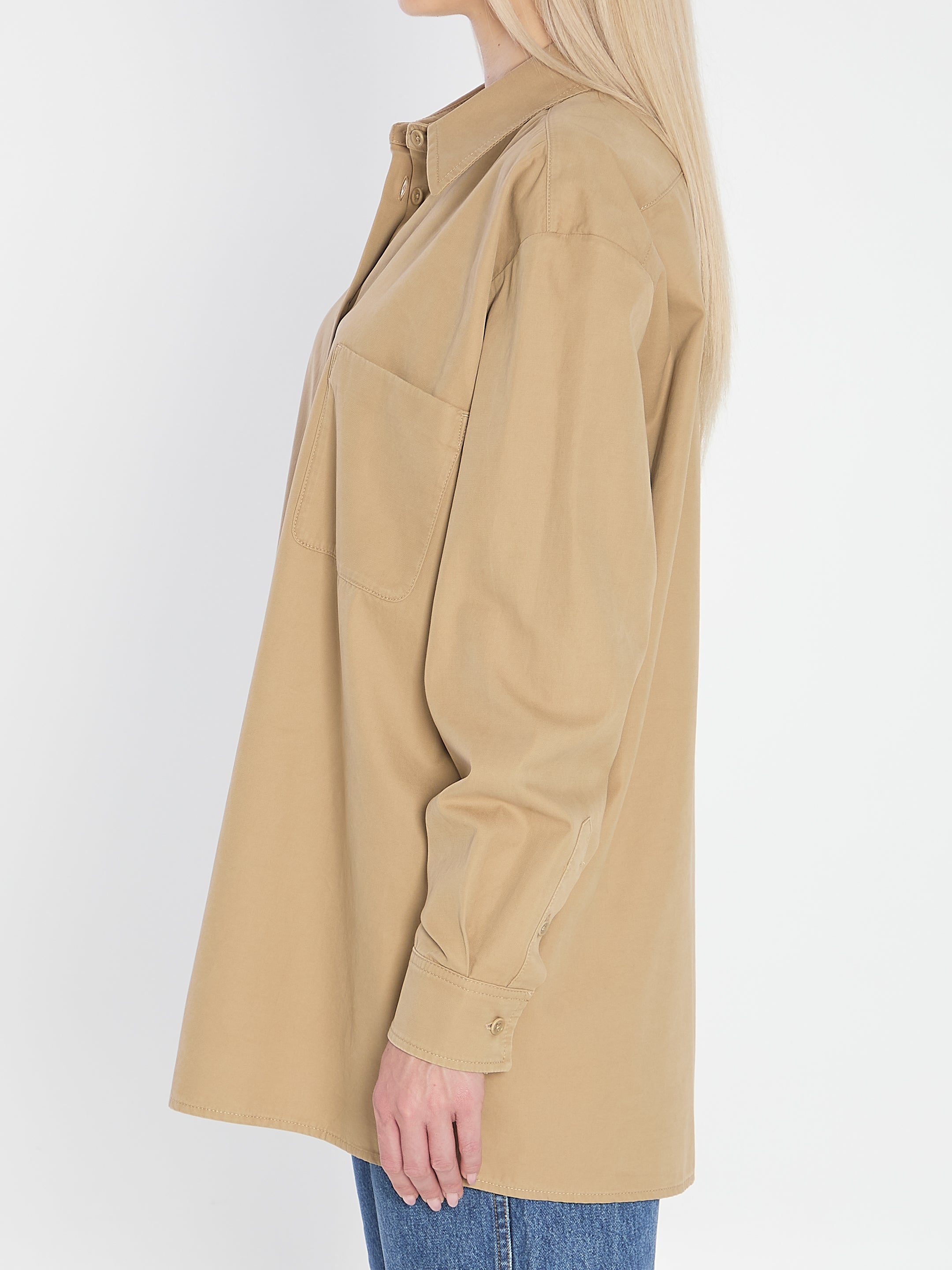 THE ROW Oversized Long Sleeve Shirt - Size 04
