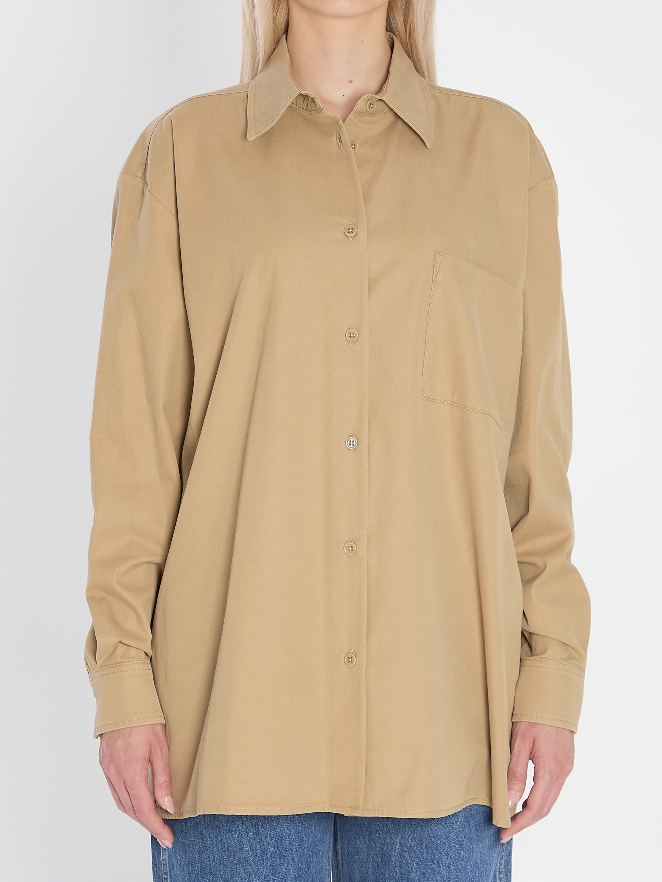 THE ROW Oversized Long Sleeve Shirt - Size 04